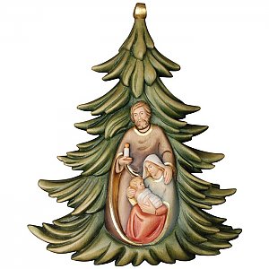 8218 - Baumbehang: Christbaum mit Heilige Familie